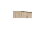 Brando 165 cm corner wardrobe top unit with 2 doors Sonoma oak