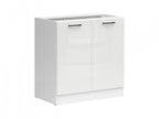 Junona Line – white chalk gloss — Cabinet dolna