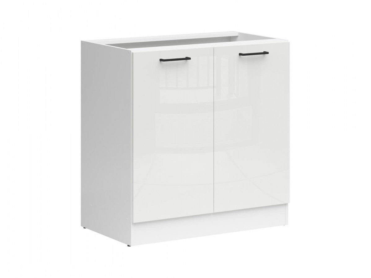 Junona Line – white chalk gloss — Cabinet dolna