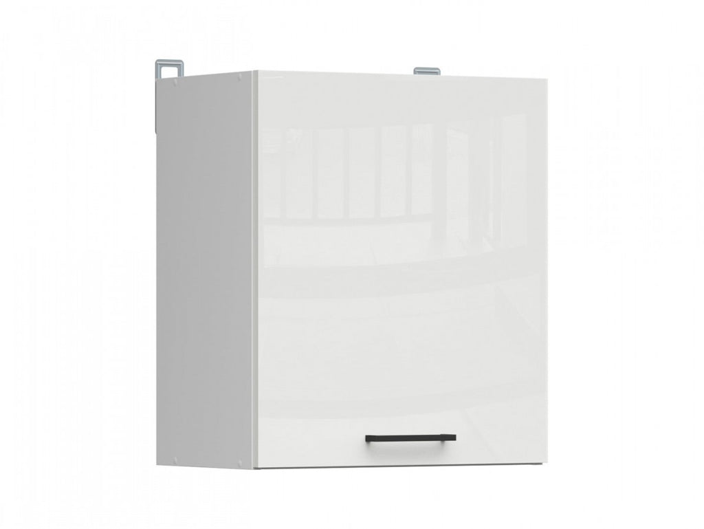 Junona Line – white chalk gloss — Cabinet górna
