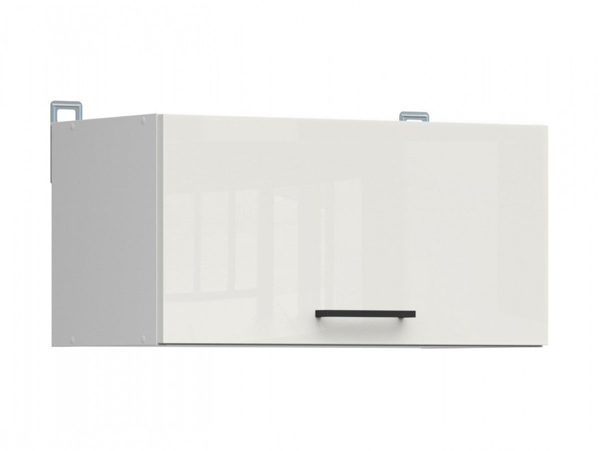 Junona Line – white chalk gloss — Cabinet górna