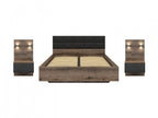 Kassel 160 bed set with bedside cabinets