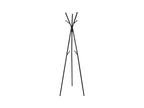Trio freestanding coat rack – black