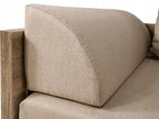 Bed set 80/160 Malcolm with mattress, headboards and cushions Carbo