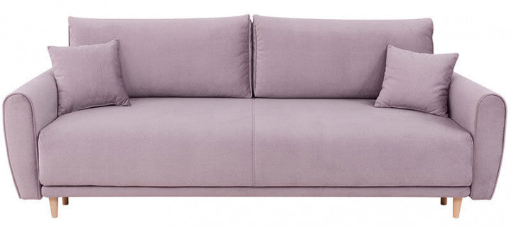 MANILA LUX 3DL BRW 3 Seater Sofa Lilac