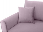MANILA LUX 3DL BRW 3 Seater Sofa Lilac
