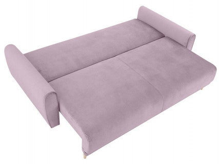 MANILA LUX 3DL BRW 3 Seater Sofa Lilac
