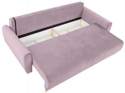 MANILA LUX 3DL BRW 3 Seater Sofa Lilac