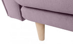 MANILA LUX 3DL BRW 3 Seater Sofa Lilac