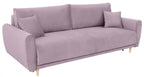 MANILA LUX 3DL BRW 3 Seater Sofa Lilac
