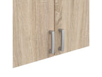 Brando 165 cm corner wardrobe top unit with 2 doors Sonoma oak
