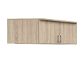 Brando 165 cm corner wardrobe top unit with 2 doors Sonoma oak