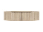 Brando 165 cm corner wardrobe top unit with 2 doors Sonoma oak