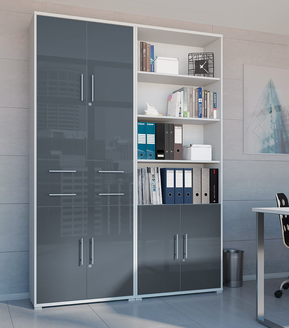 Office Lux — Bookcase zamknięty