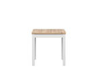 MAREN 80 cm square dining table Wotan oak/white