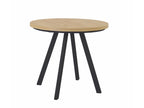PARES extendable dining table Artisan oak/black 90-180x90