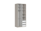 Double-door wardrobe Flex 100 cm cashmere