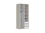 Double-door wardrobe Flex 100 cm cashmere
