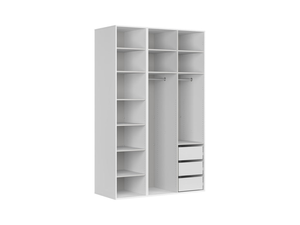 Modular wardrobe Flex 150 cm with 3 doors cashmere