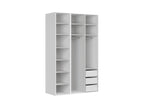 Modular wardrobe Flex 150 cm with 3 doors cashmere