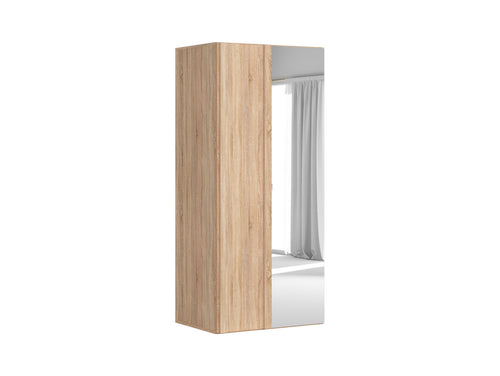 Corner wardrobe  Flex 97 cm with mirror Sonoma oak