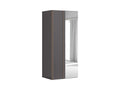 Corner wardrobe Flex 97 cm with mirror szara