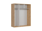 Sliding wardrobe Flex 180 cm Artisan oak/black gloss