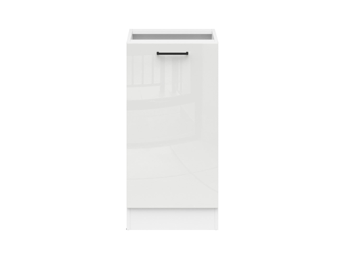 Junona Line – white chalk gloss — Cabinet dolna