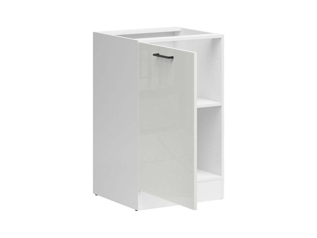 Junona Line – white chalk gloss — Cabinet dolna