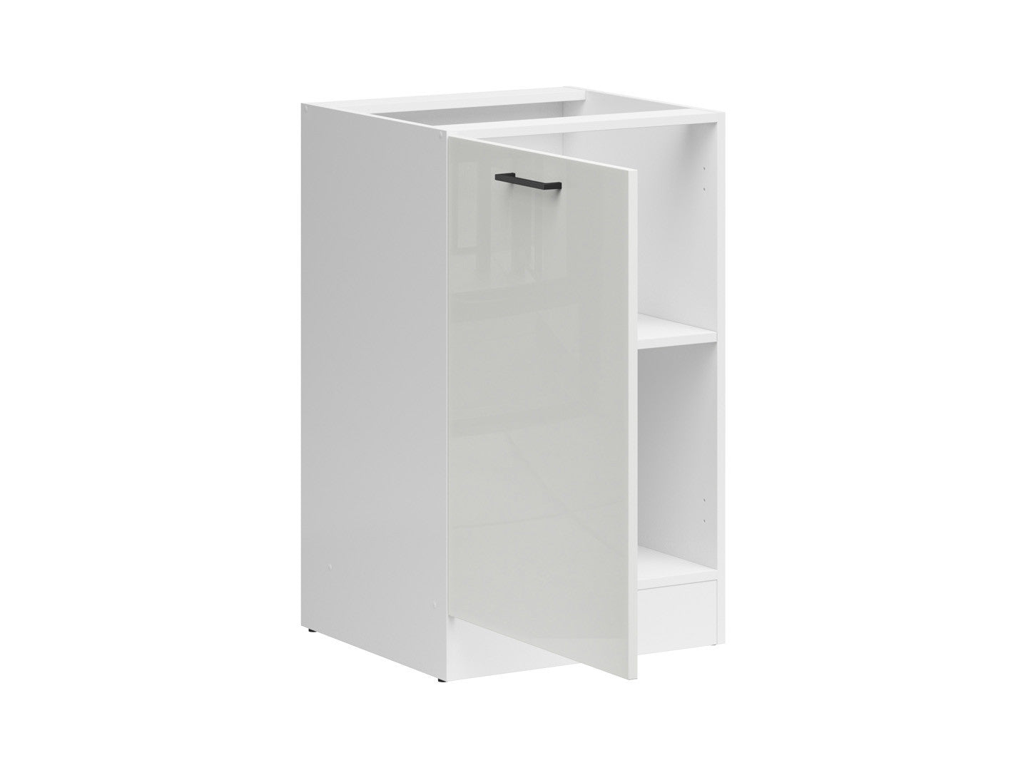 Junona Line – white chalk gloss — Cabinet dolna