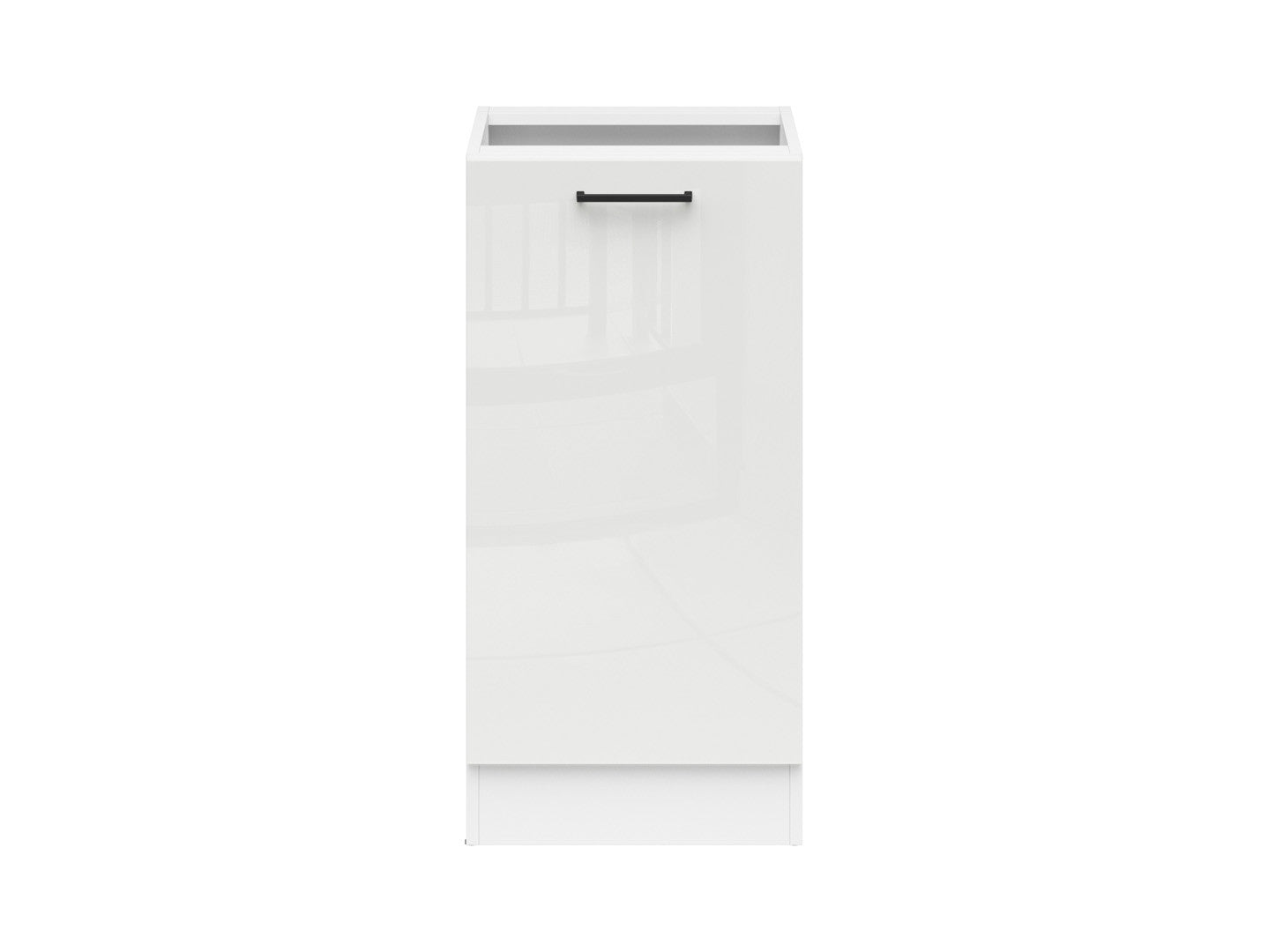 Junona Line – white chalk gloss — Cabinet dolna