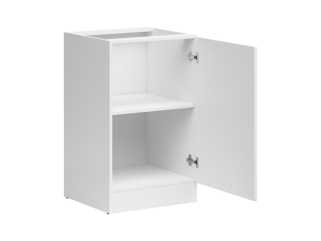 Junona Line – white chalk gloss — Cabinet dolna