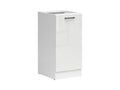 Junona Line – white chalk gloss — Cabinet dolna