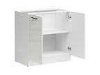 Junona Line – white chalk gloss — Cabinet dolna
