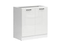 Junona Line – white chalk gloss — Cabinet dolna