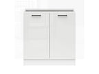 Junona Line – white chalk gloss — Cabinet dolna
