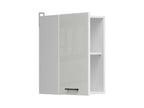 Junona Line – white chalk gloss — Cabinet górna