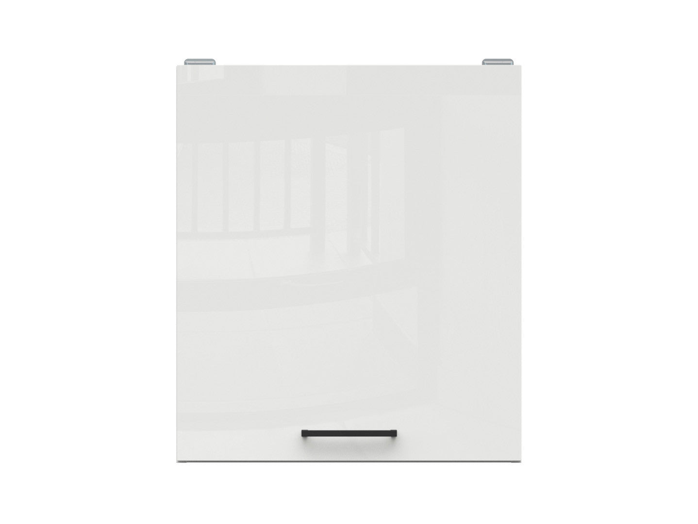 Junona Line – white chalk gloss — Cabinet górna