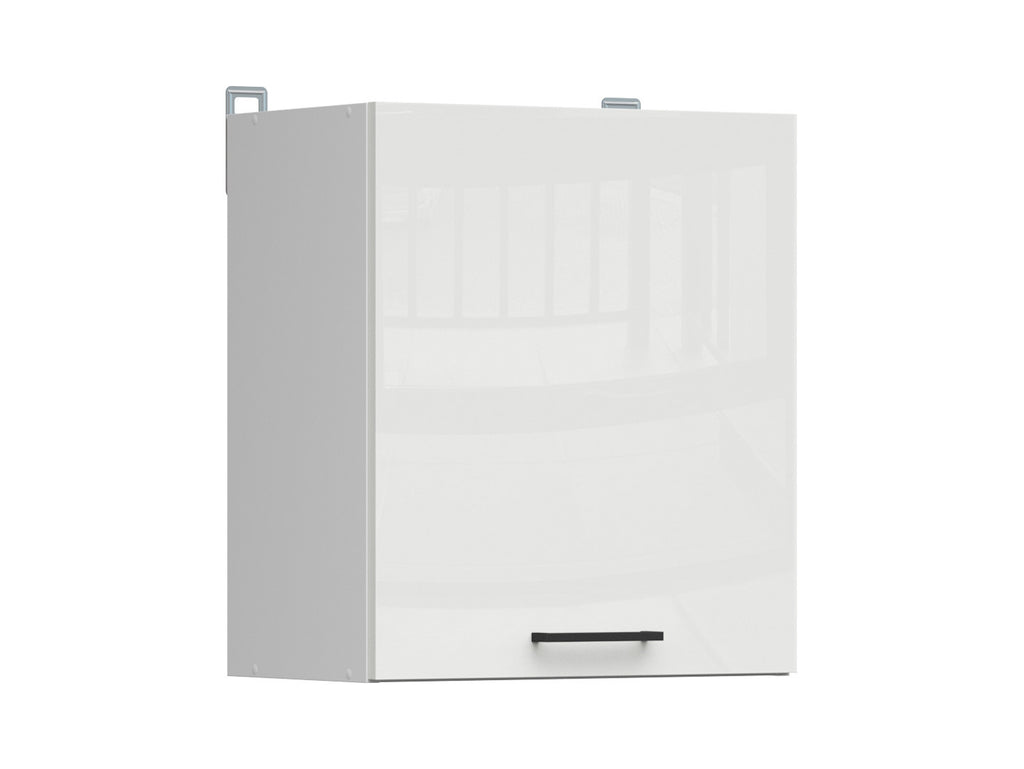 Junona Line – white chalk gloss — Cabinet górna