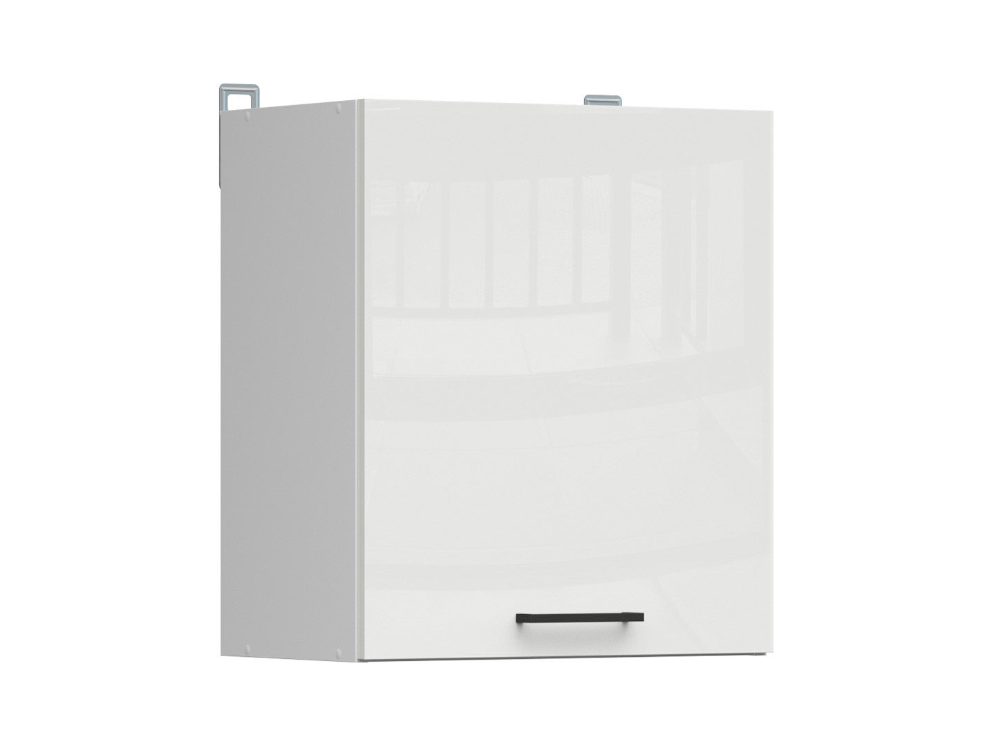 Junona Line – white chalk gloss — Cabinet górna