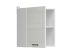 Junona Line – white chalk gloss — Cabinet górna