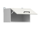 Junona Line – white chalk gloss — Cabinet górna