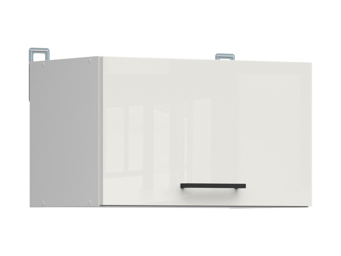 Junona Line – white chalk gloss — Cabinet górna
