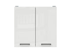 Junona Line – white chalk gloss — Cabinet górna