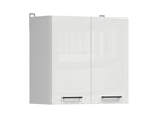 Junona Line – white chalk gloss — Cabinet górna