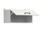 Junona Line – white chalk gloss — Cabinet górna