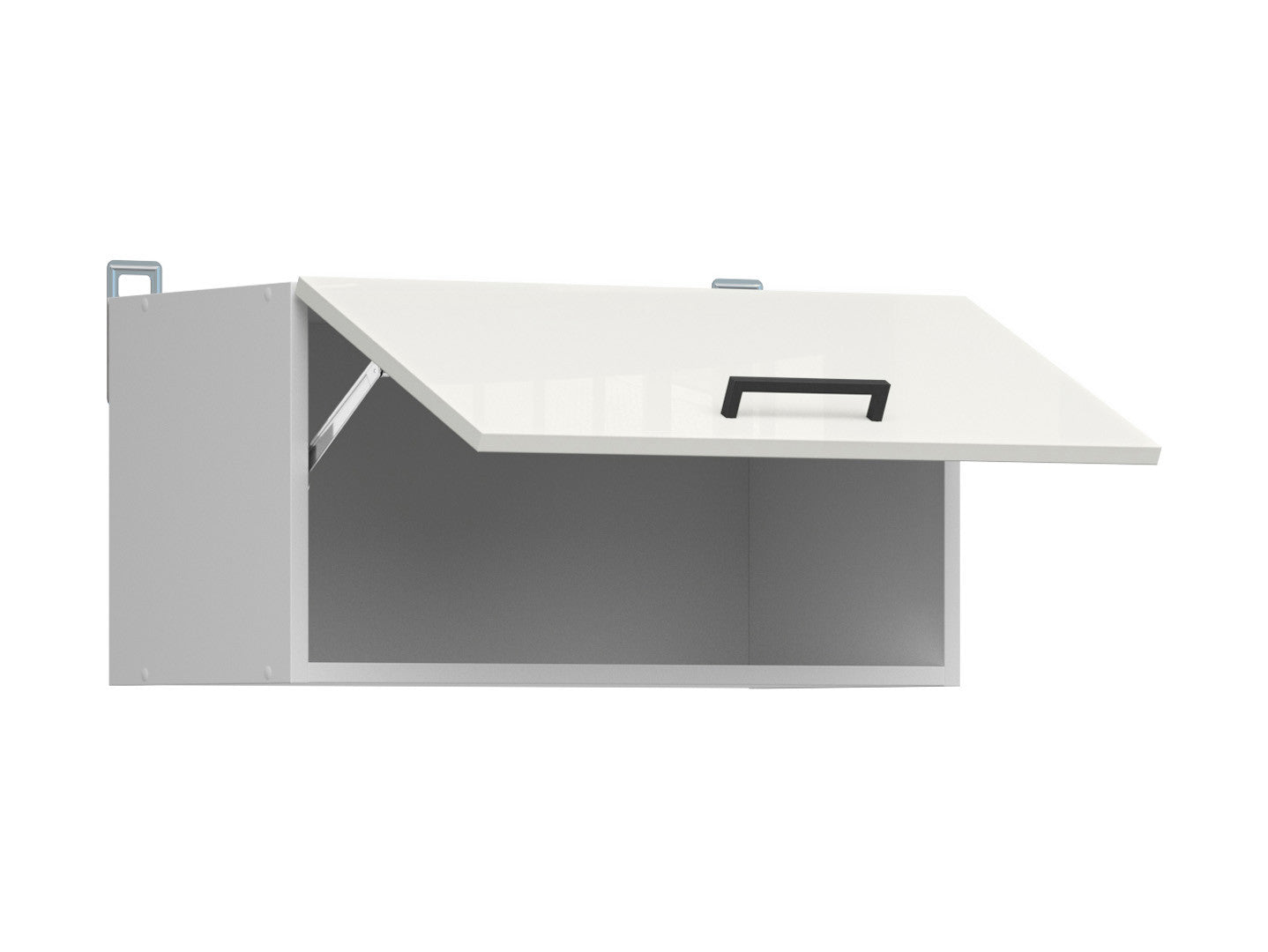 Junona Line – white chalk gloss — Cabinet górna