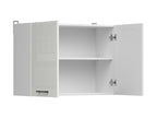 Junona Line – white chalk gloss — Cabinet wisząca