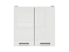 Junona Line – white chalk gloss — Cabinet wisząca