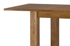 Velvet Extendable Dining Table 160–250 cm – Rustic Oak, Solid Wood, Szynaka